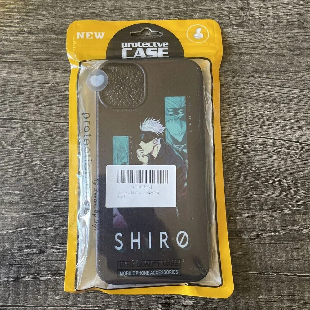 iPhone 14 Pro Max Case - Satoru Gojo (Jujutsu Kaisen) Shiro Minimalist Anime